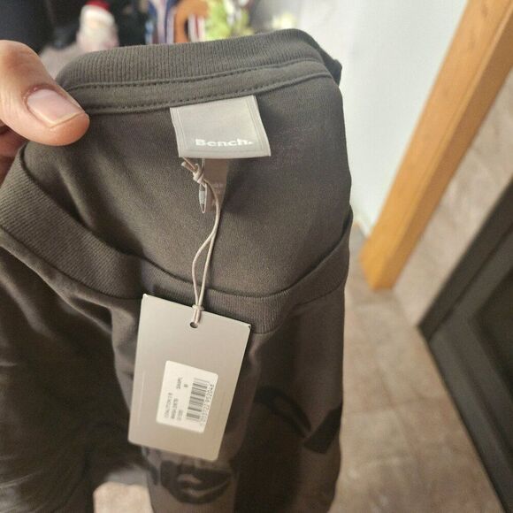 Bench Men's Logo Tee Gray 100% Cotton NWT - Picture 3 of 7